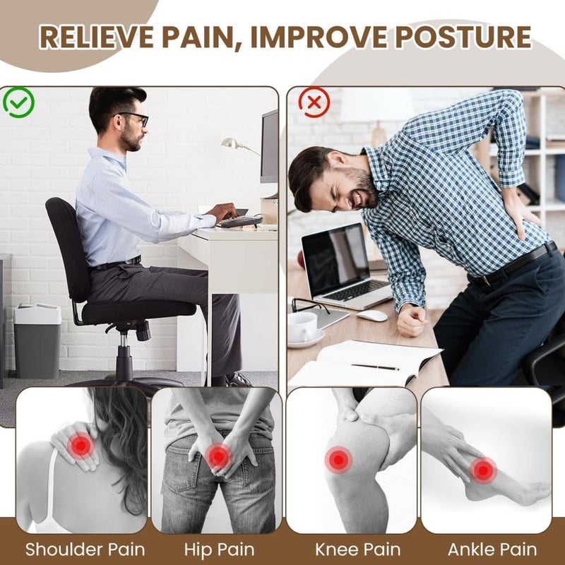 StrongTek Adjustable Foot Rest for Under Desk, 3-Level Adjust Incline, 7" Step Stool for Kids Adults, Ergonomic Foot Stool Relieves Swelling, One Step Stool with Non-Slip Surface for Home and Office - Image 4